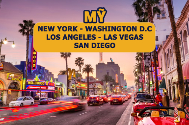 MỸ - NEW YORK - WASHINGTON D.C - LOS ANGELES - LAS VEGAS - SAN DIEGO