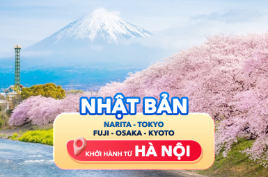 NHẬT BẢN - NARITA - TOKYO - FUJI - OSAKA - KYOTO