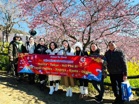 ĐOÀN KHÁCH TOUR NHẬT BẢN [11/02 - 16/02/2024]