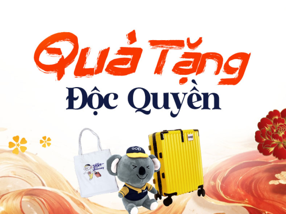 QUÀ TẶNG ĐỘC QUYỀN KHI ĐẶT TOUR