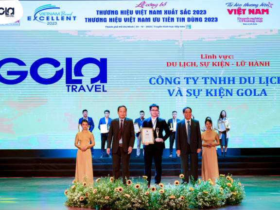 GOLA TRAVEL VINH DỰ ĐẠT DANH HIỆU “THƯƠNG HIỆU VIỆT NAM ƯU TIÊN TIN DÙNG 2023”