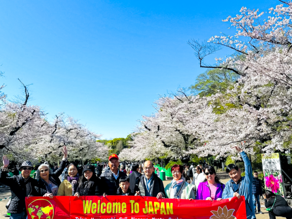 ĐOÀN KHÁCH TOUR NHẬT BẢN MÙA HOA ANH ĐÀO [8/4 - 13/4/2024]